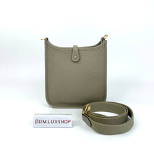 Load image into Gallery viewer, Hermes Mini Evelyn Beige Marfa Stamp B
