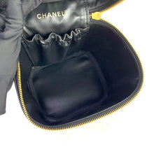 Load image into Gallery viewer, Chanel Timeless Vanity Black Caviar GHW Serial 4
