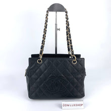 Load image into Gallery viewer, Chanel Petite Timeless Tote PPT Black Caviar GHW Serial 8
