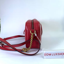 Load image into Gallery viewer, Gucci Marmont Red Camera Bag
