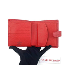 Load image into Gallery viewer, LV Red Epi Porte Billets Compact Wallet
