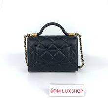 Load image into Gallery viewer, Chanel 24A Top Handle Flap Bag Black Caviar GHW
