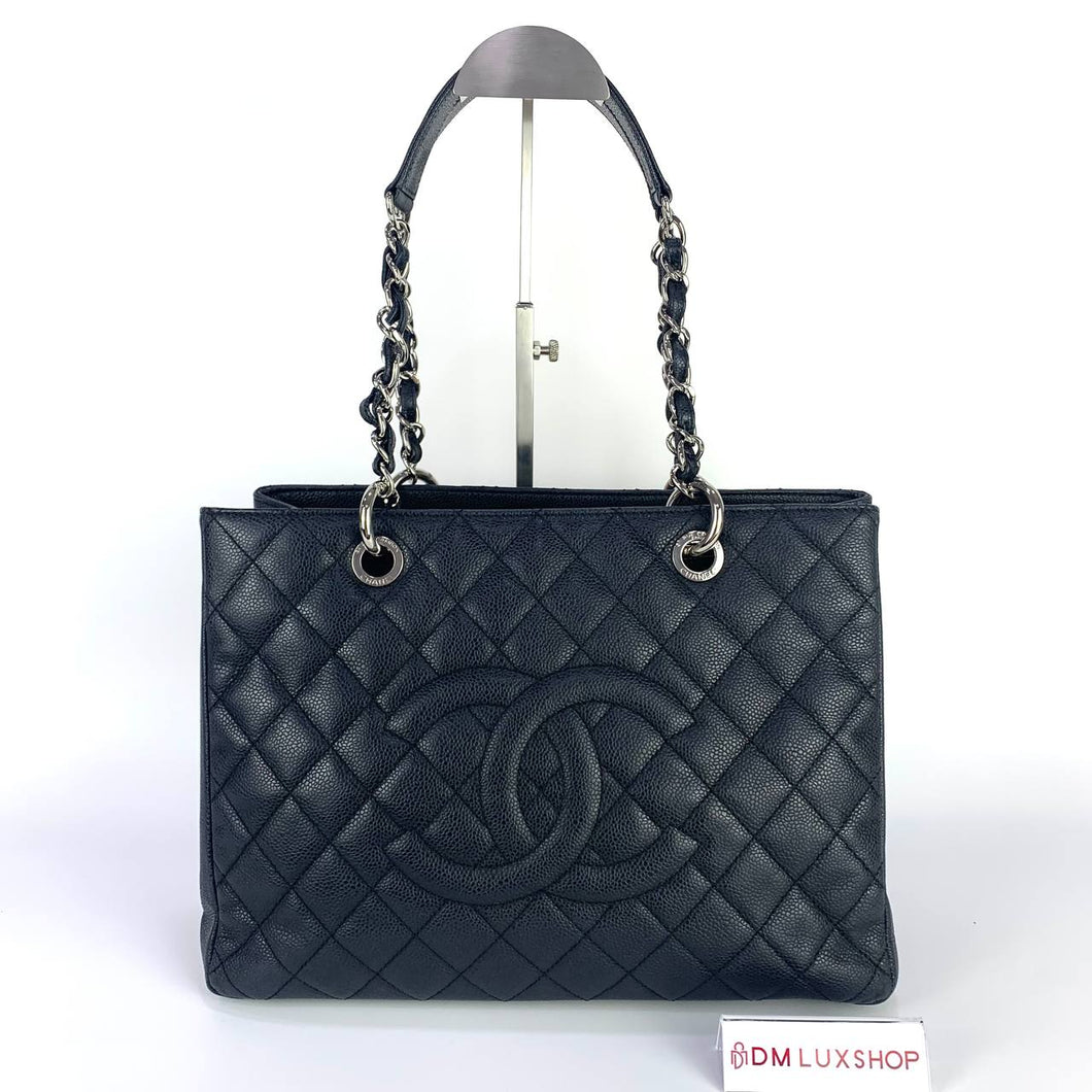 Chanel Black Cavier GST Tote Bag Serial 2016