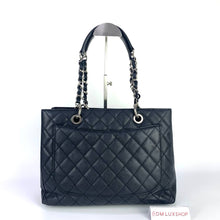 Load image into Gallery viewer, Chanel Black Cavier GST Tote Bag Serial 2016
