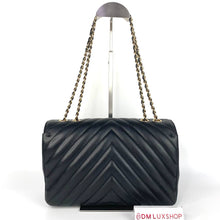 Load image into Gallery viewer, Chanel Chevron Calfskin Statement Flap Bag GHW Serial 26
