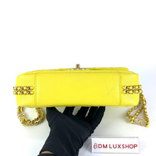 Load image into Gallery viewer, Chanel 23C Neon Yellow CC You Flap Bag (microchip)
