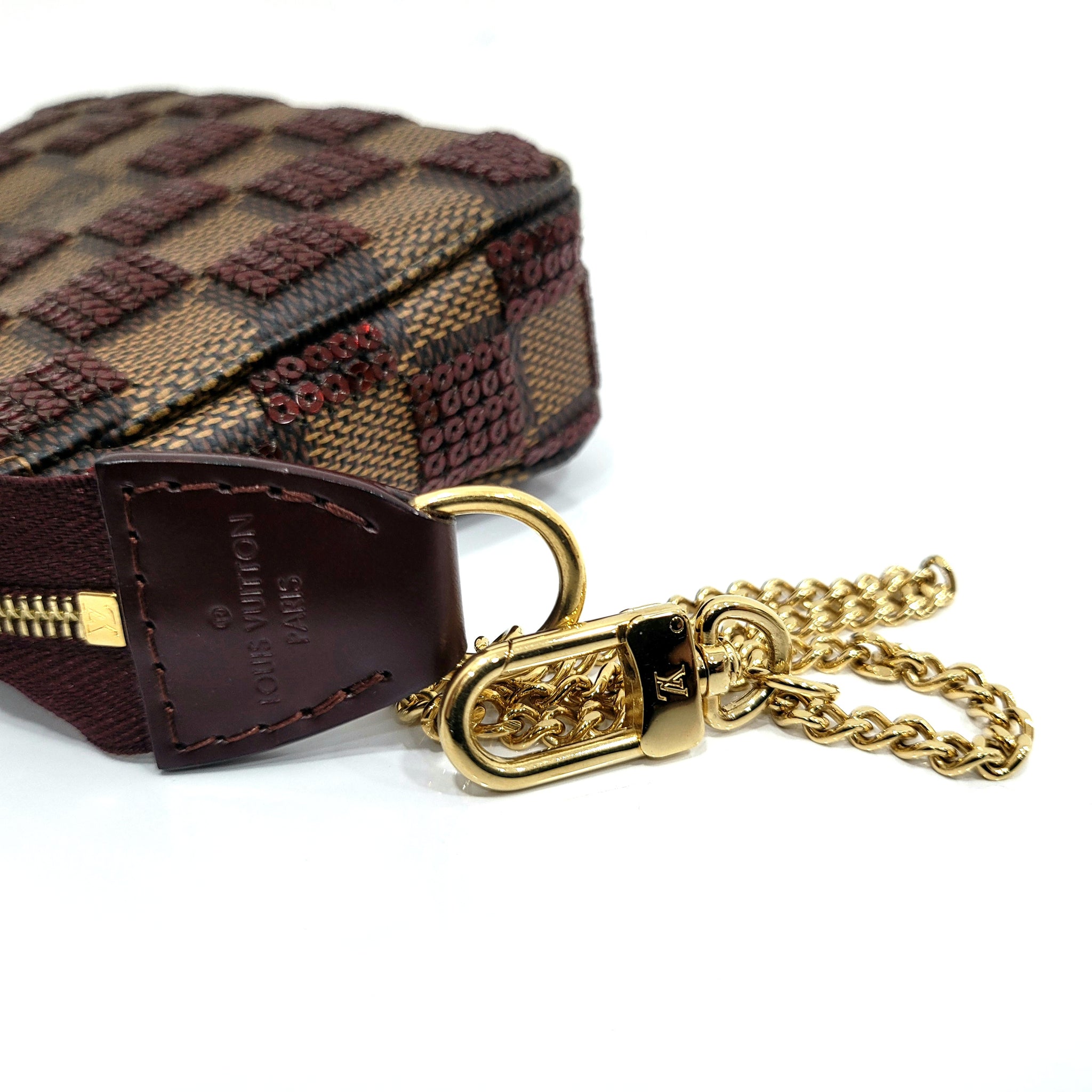 L*V Damier Paillettes Mini Pochette Bag (Pre Owned) – ZAK BAGS ©️
