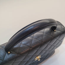 Load image into Gallery viewer, Preloved Chanel Vintage Kelly Bag Black Caviar GHW
