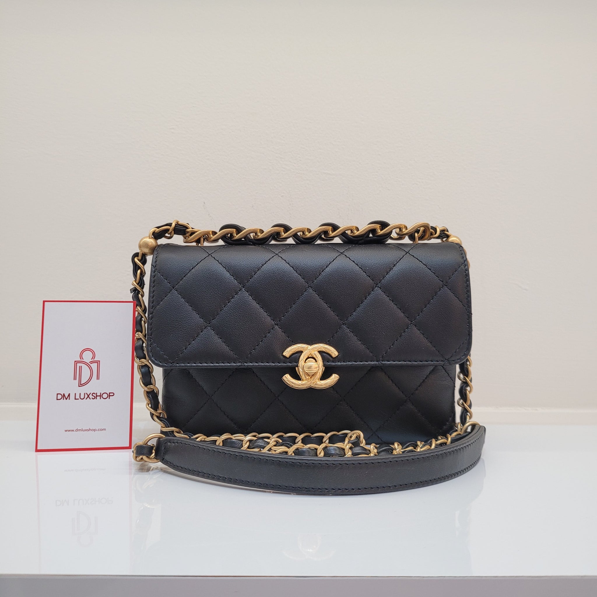 Chanel 22s Small Heart Bag in Pink Brand New orangeporter